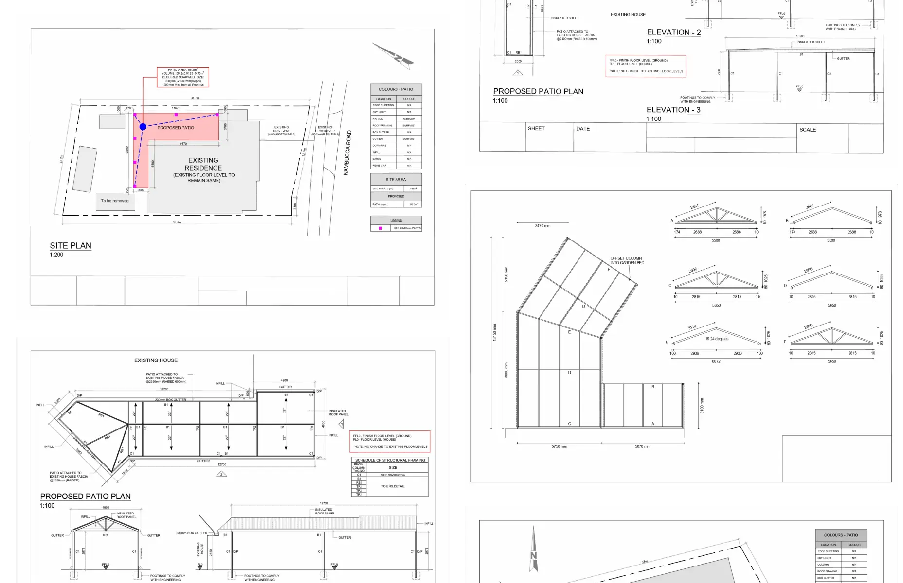 plans works council approval site plan